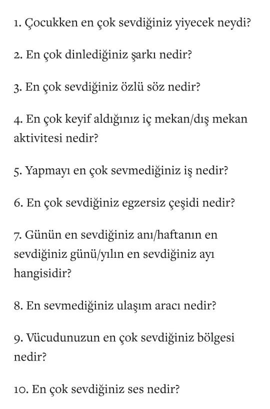 Bu sorulardan 3 tanesini sana sorsam cevaplarmisin?