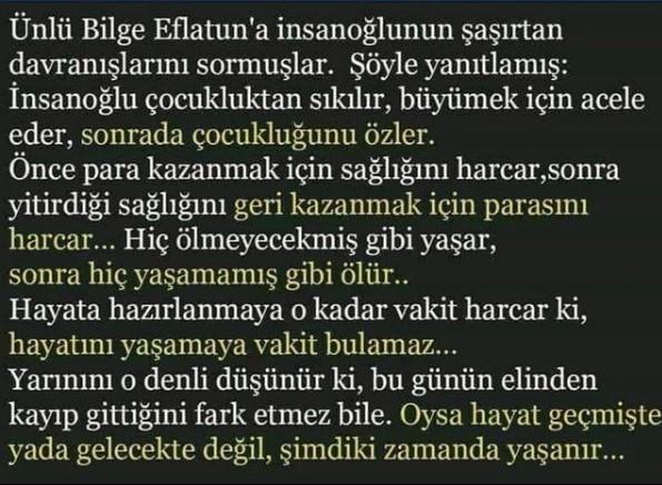 Hayatınızı hangi zamanda yaşıyorsunuz?