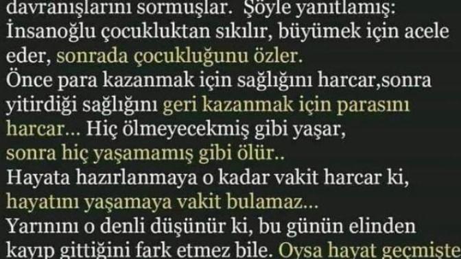 Hayatınızı hangi zamanda yaşıyorsunuz?