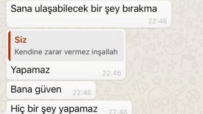Aralarında bu mesajlaşmalar geçmiş. Ne yapmalıyım?