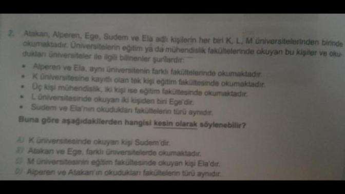 Bu sorunun cevabını bilen söyleyebilir mi?
