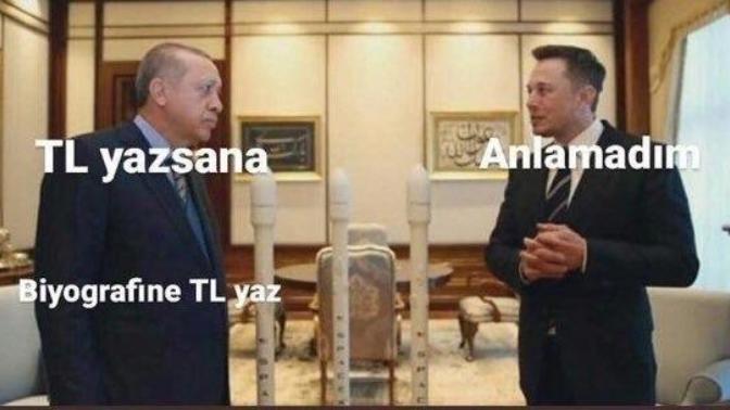 Elon Musk Twitter hesabının biyografisine TL yazarsa Türk lirasının değeri artar mı?