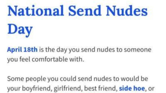Bugün nude günü kutlayacak mısınız ve bugünün nude günü olması hakkında ne düşünüyorsunuz?