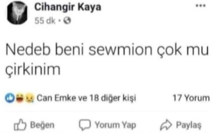 Dış görünüşünüz yüzünden sizi sevmeyeceğini düşündüğünüz biri oldu mu?