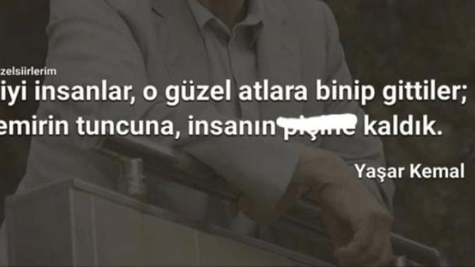 O iyi insanlar o güzel atlara binip çekip gitti mi?