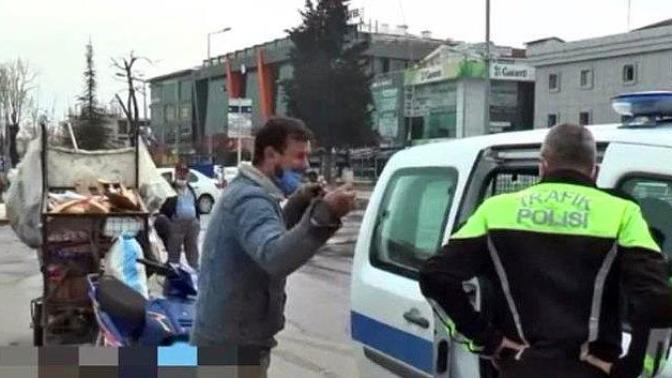 Sokağa çıkma yasağını ihlal etti diye kağıt toplayıcısı babaya para cezası kesildi! Cezalar sadece fakire mi var?