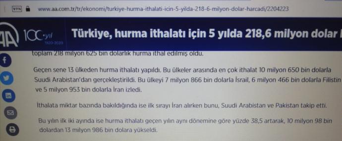 İsrail Hurmaları ile oruç açtığınızı biliyor muydunuz?