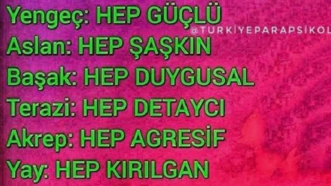 Burçların gizli özellikleri, senin ki hangisi?