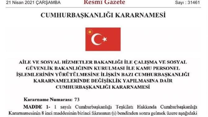 Aile ve Sosyal Hizmetler Bakanlığı ile Çalışma ve Sosyal Güvenlik Bakanlığı ayrıldı. Yeni Bakanlığımızı nasıl buluyorsunuz?