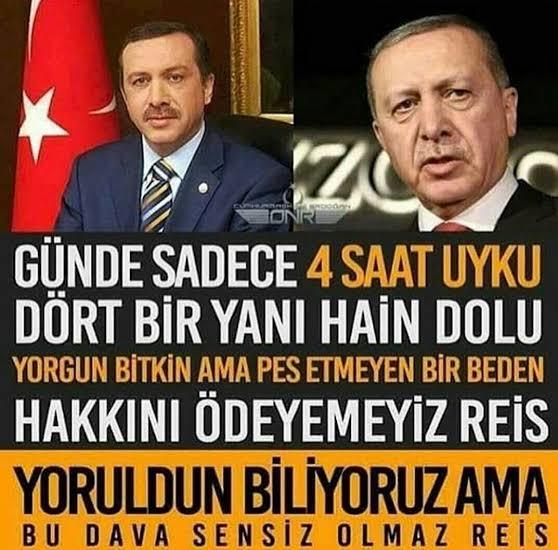 Yorgunum dostlarım siz?