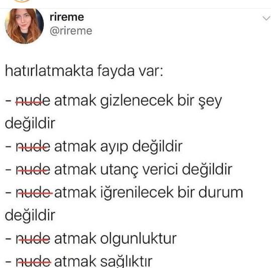 Nude atmayi sever misiniz?