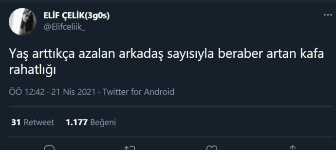 Yaş arttıkça arkadaş sayınız azaldı mı?