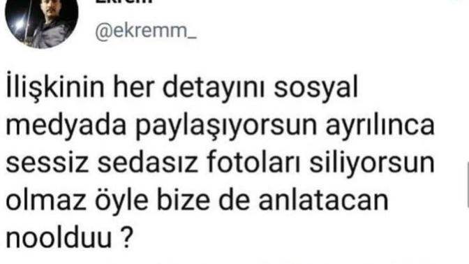 İlişkinin her detayını sosyal medyada paylaşanlar neden ayrılınca sus pus oluyorlar?
