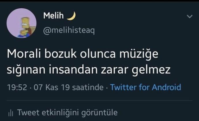 Ne zaman müziğe sığınırsınız?