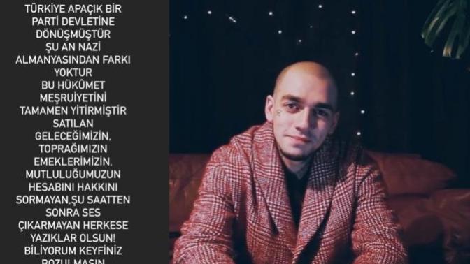 Ezhel "Türkiye apaçık bir parti devletine dönüşmüştür, bu hükümet meşruiyetini yitirmiştir." Sözleri hakkında ne düşünüyorsunuz?