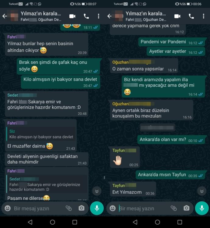 WhatsApp gruplarında genelde hangi konular üzerinde konuşuyorsunuz?