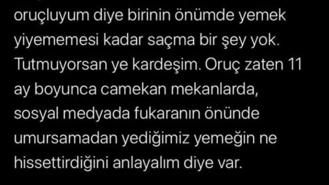 Herkes oruç tutmalı mı? Oruç tutmayana saygı gösterilmesi gerekiyor mu?