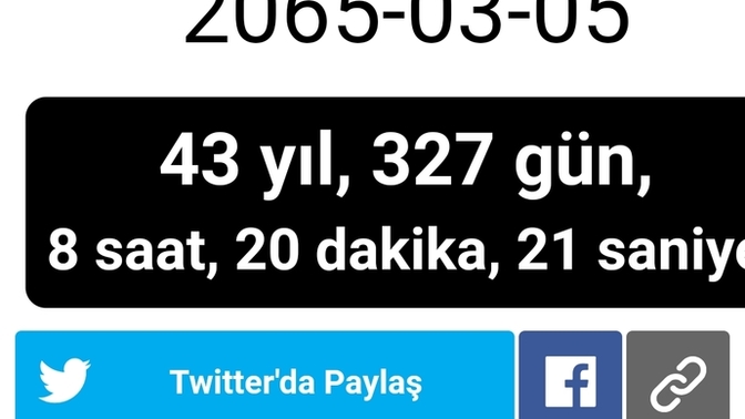 Kaç yaşına kadar yaşamak istersiniz?