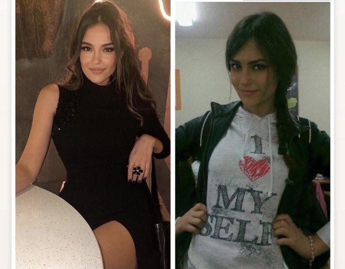 Eva Murati 9 yıl önceki ve şimdiki halini storiesta paylaştı. Sizce kendisi evrim mi geçirmiş?