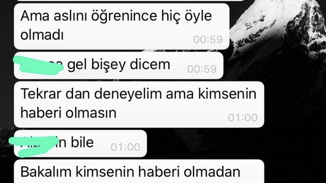 ERKEKLER +18 şeyler yazıyor?