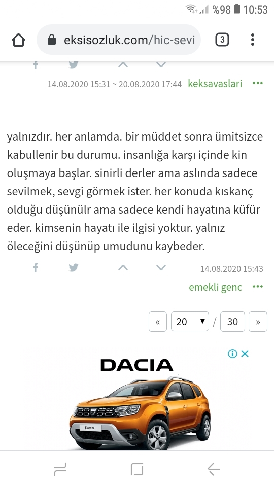 Hiç sevilmemiş erkek hakkında düşünceleriniz nedir?