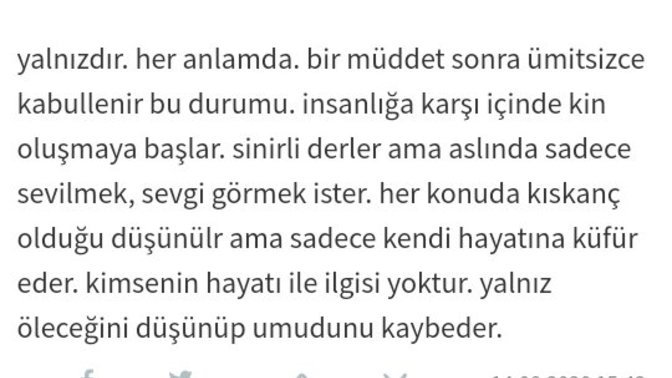 Hiç sevilmemiş erkek hakkında düşünceleriniz nedir?