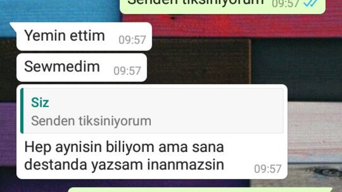 Eski eşimin beni aldatıp, onu sevmedim demesi samimi mi?