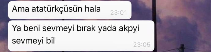 Sevgilim atatürkçü olmamı istemiyor?