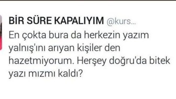 İmla kurallarına dikkat ediyor musunuz?