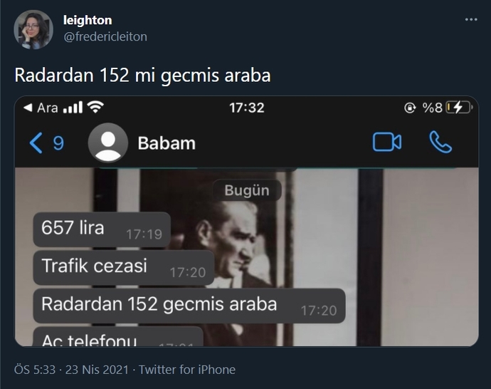 En son yediğiniz trafik cezası nedendi?