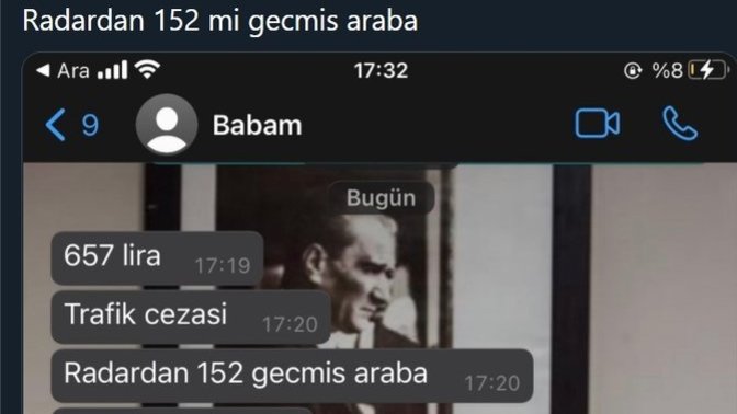 En son yediğiniz trafik cezası nedendi?