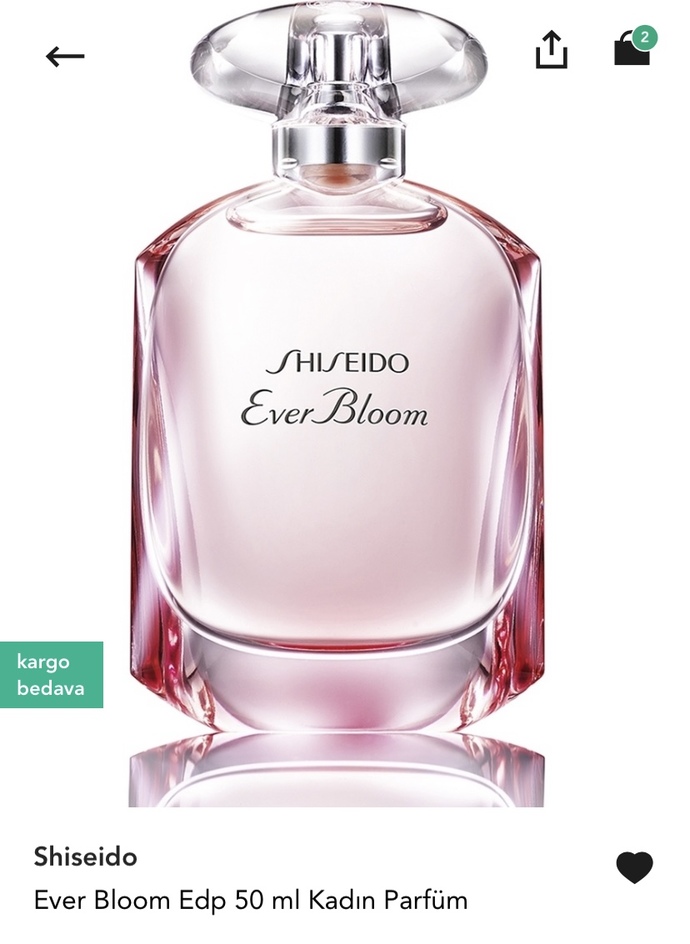 Parfüm alacağım ve ikisi arasında kaldım sizce Shiseido Ever Bloom mu yoksa Narciso rodriguez for her mü?