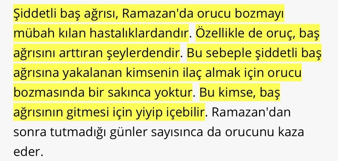 Orucumu bozmam doğru olur mu?