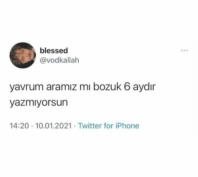 Yazmasını istediğiniz birisi var mı?
