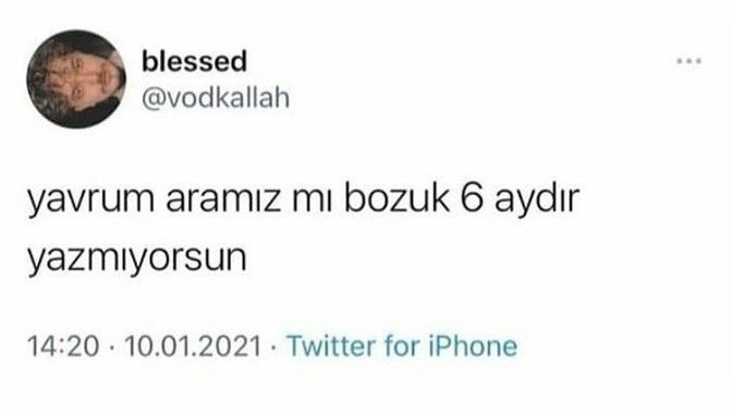 Yazmasını istediğiniz birisi var mı?