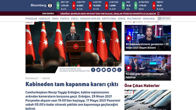 Kabine toplantısından 29  Nisan  2021 - 17 Mayıs 2021 arası 18 gün sürecek tam kapanma kararı çıktı, ne düşünüyorsunuz?