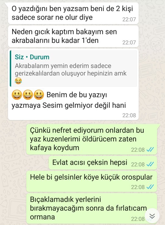 17 yaşındaki kardeşimin telefonunda bu mesajları buldum napmalıyım?