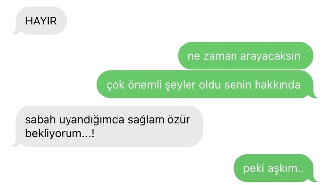 Arkadaşlar sevgilim benden arkadaşımla konuştum diye özür bekliyor nasıl bir özür dileyeceğim?