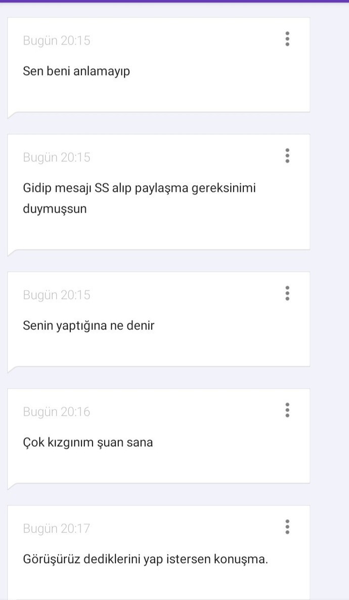 Bugün ne sorsak?