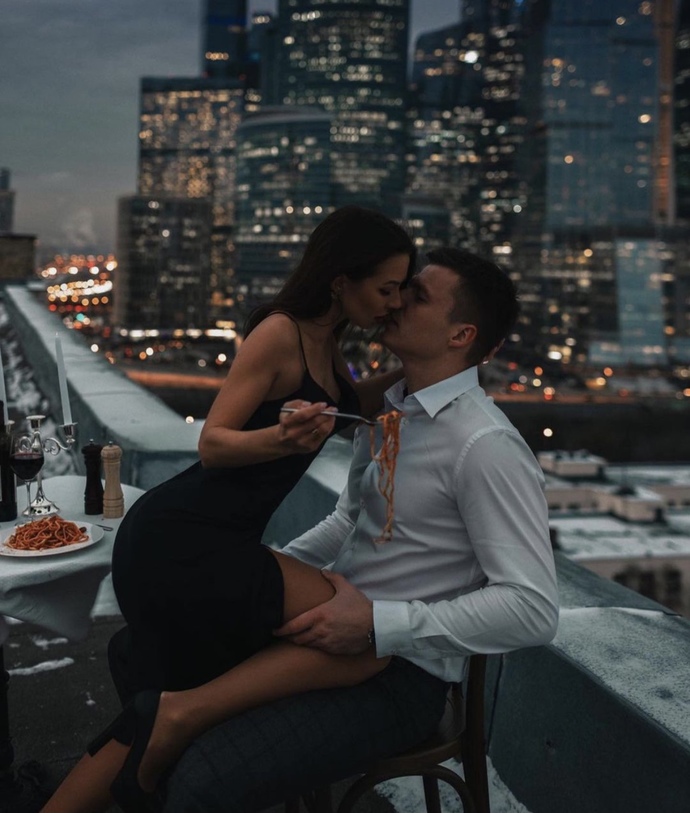 Romantik bir akşam yemeği yediniz mi hiç?