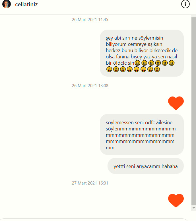 cellata yazdıklarımı görün cemcelci değilim ama takip ederim:)