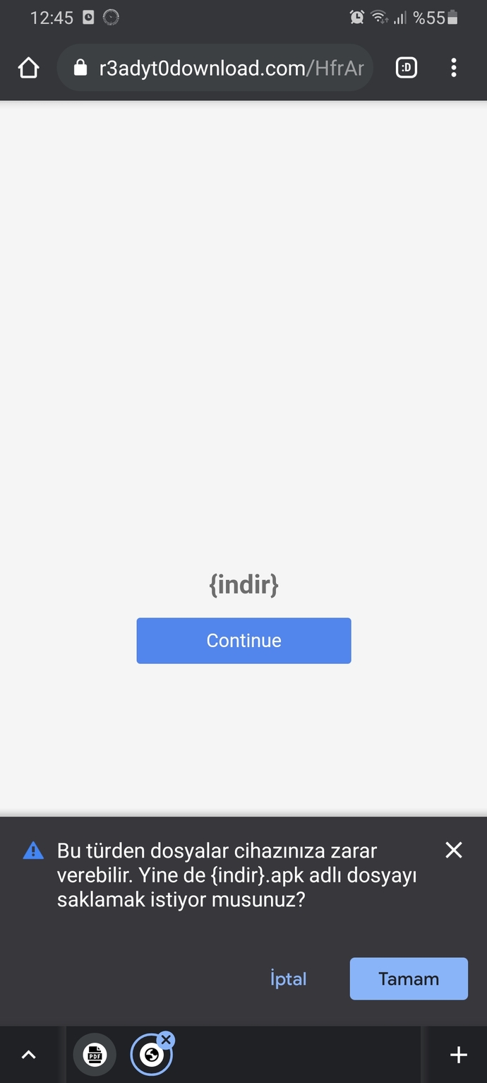 Tamam a tıklayayım mı?