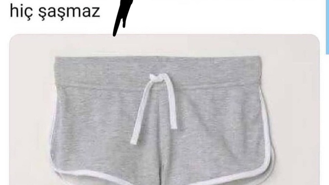 Bu şortu giyen her kadın seksi mi oluyor sizce de?