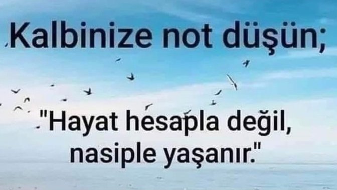 Kalbinize not düşün bakalım, ne yazacaksınız?