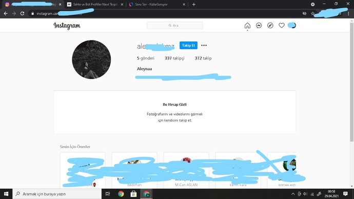 Gencler sizce bu instagram hesabıı fake mı?