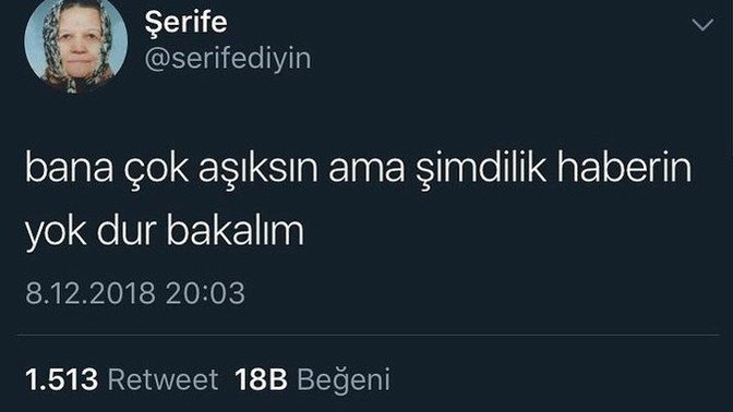 Size aşık biri var mı?