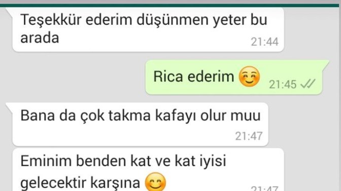 Yazmadım diye benden soğumuş bitireyim mi?