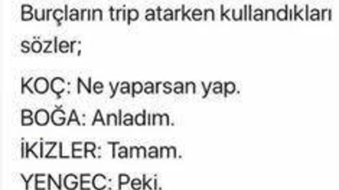 Burcunuza göre nasıl trip atarsınız?