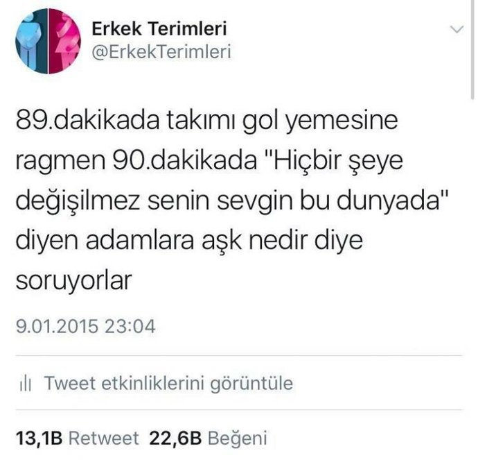 Takımına fanatik insan güzel sevebilir mi?