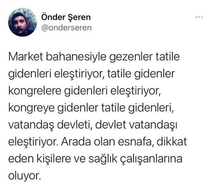 Bu pandemi sürecinde herkes birbirini mi eleştiriyor?